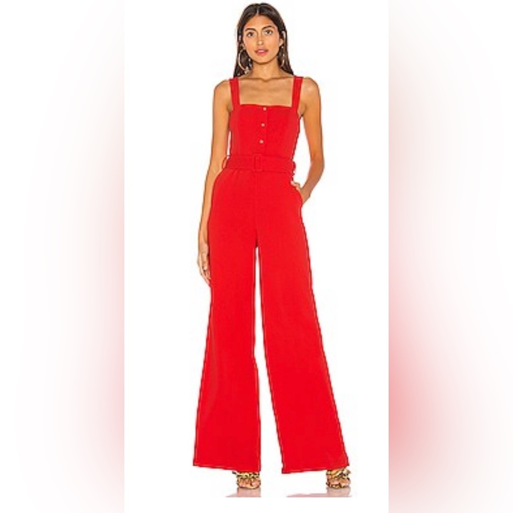 L’Academie red Jumpsuit Brand New